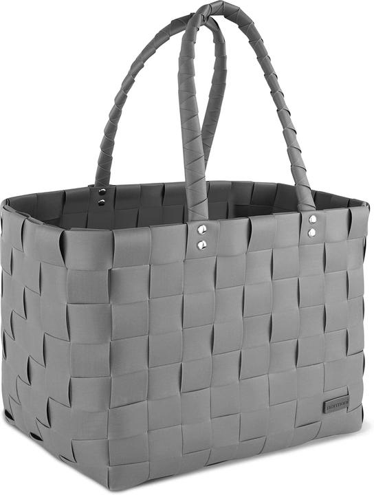 Actual product image Normani Geflochtener Kunststoff-Shopper im Vintage-Stil