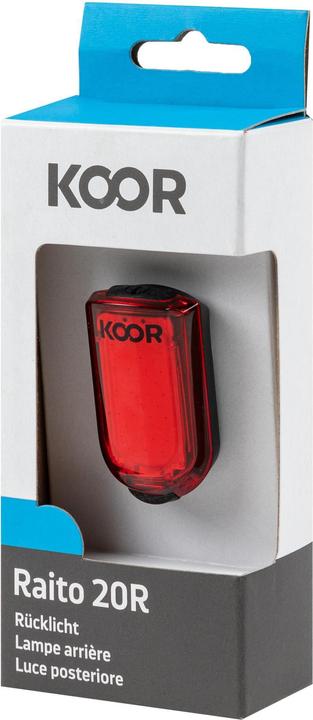 Actual product image Koor Bike lamp Raito 20R (20 lm, 20 lm)