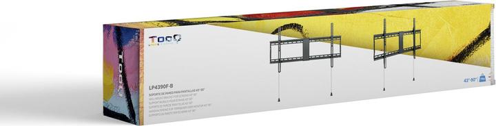 Actual product image Tooq Technology SOPORTE PARED LP4390F-B 43"-90" NEGRO (Wall, 90", 70 kg)
