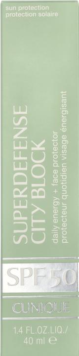 Actual product image Clinique Super Defense (Sun cream face, SPF 50, 40 ml, 62 g)