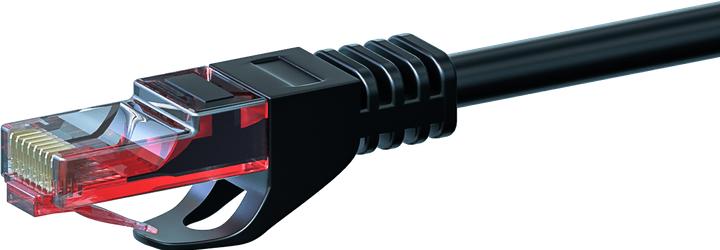 Produktbild Dsit CAT6 Netzwerkkabel, U/UTP, 2 meter, Schwarz, 100% Kupfer (CAT6, 2 m)