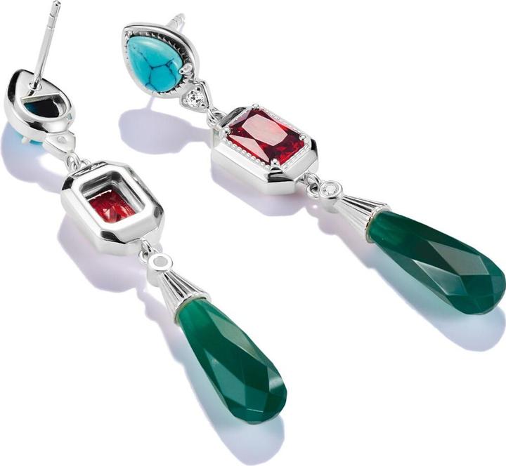 Produktbild Thomas Sabo Ohrringe bunte Steine Elyndra Silber (Silber 925)