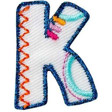 Mono Quick Buchstabe K, Applikationen, Mehrfarbig
