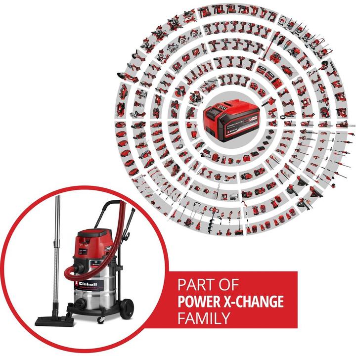 Immagine prodotto Einhell TP-VC 36/30 S Auto-Solo (Aspirapolvere a umido e a secco)