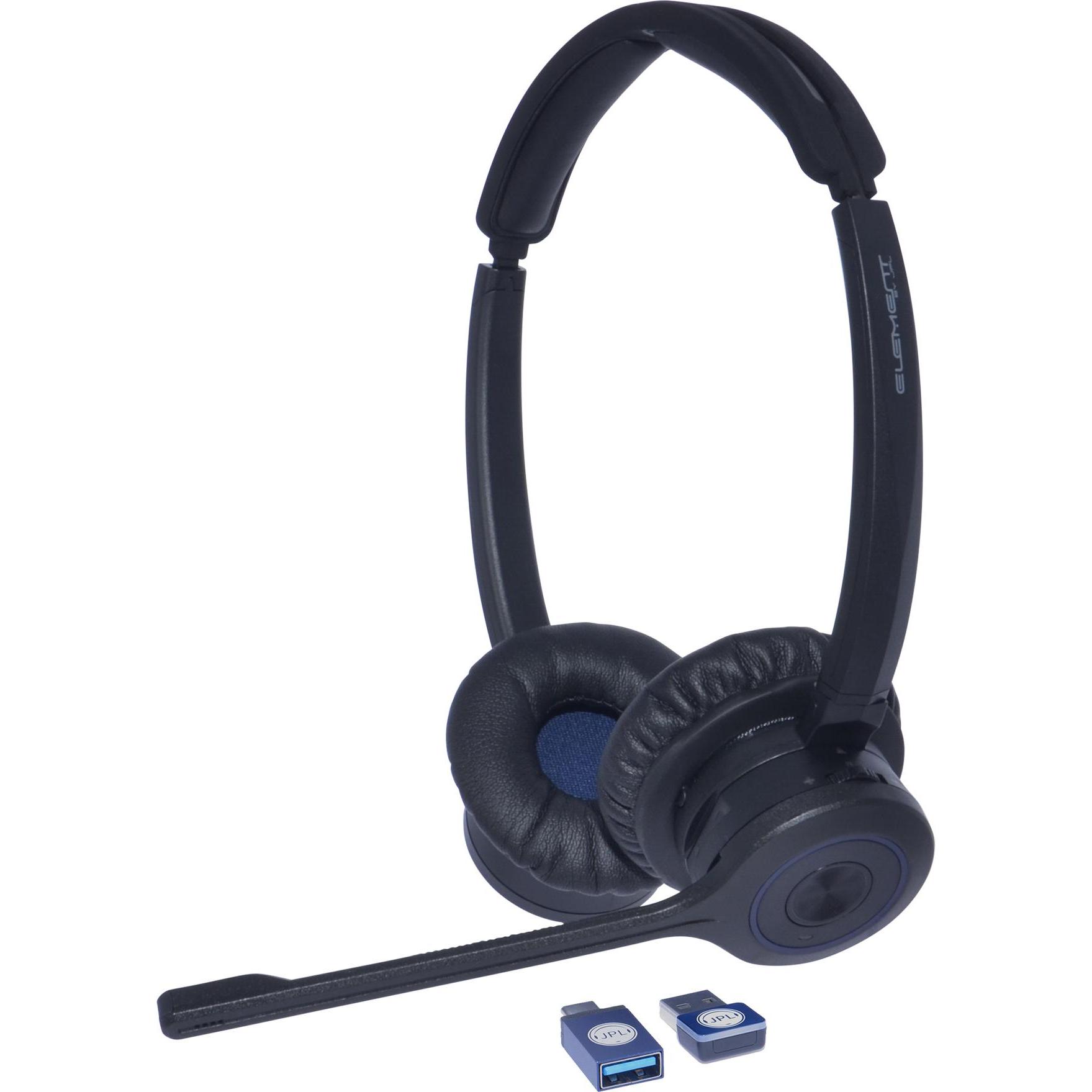 JPL -Element-BT500D Kopfhörer Kabellos Kopfband Büro/Callcenter Bluetooth Schwarz (ANC, 96 h, Kabellos), Kopfhörer, Schw...