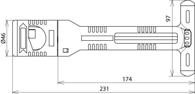 Produktbild Dehn 597220 HVI-strip 20 Abisolierwerkzeug zu Abisolieren