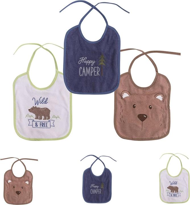 Actual product image Baby Care set 3 bavoirs bébé