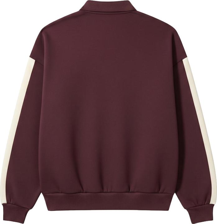 Produktbild Urban Classics Oversized Piqué Longsleeve Polo cherry M (M)
