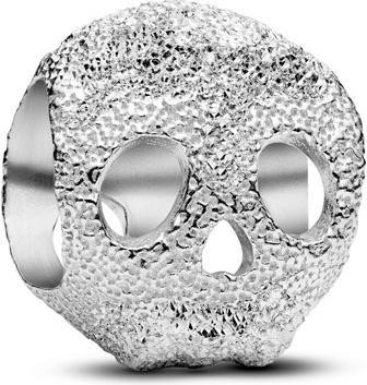 Produktbild Pandora Strukturierter Totenkopf Mini-Charm (925er Sterling-Silber)
