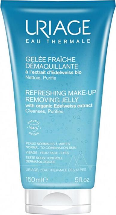 Uriage Eau Thermale Refreshing Make Up Removing Jelly Refreshing Make-Up Removal Gel With Organic (Cleansing gel, 150 ml)