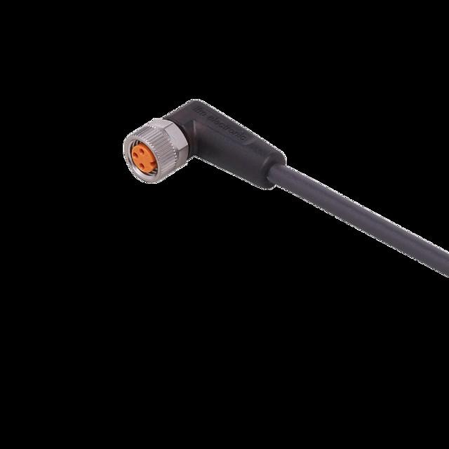 Thumbnail - IFM ADOAF032MSS0002H03 Kabeldose abgewinkelt M8 3-polig DC PNP, Elektronikkabel + Stecker, Schwarz
