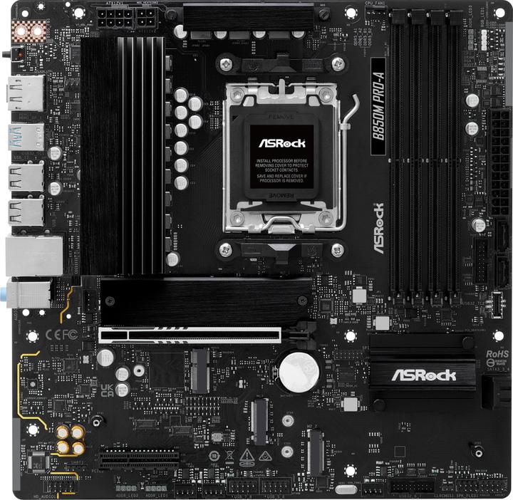 Actual product image AsRock B850M Pro-A (AM5, AMD B850, mATX)