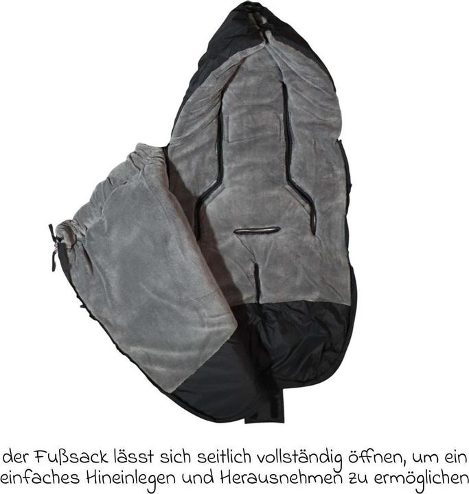 Produktbild Kaiser Baby Kaiser Thermo Fusssack Akiko, black/grey