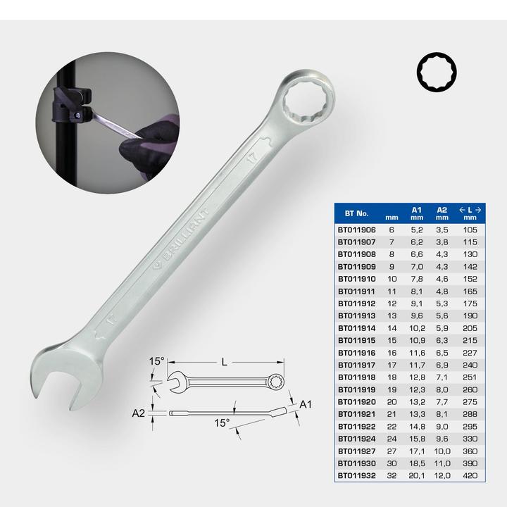 Actual product image Brilliant Tools BT011915 (15 mm)