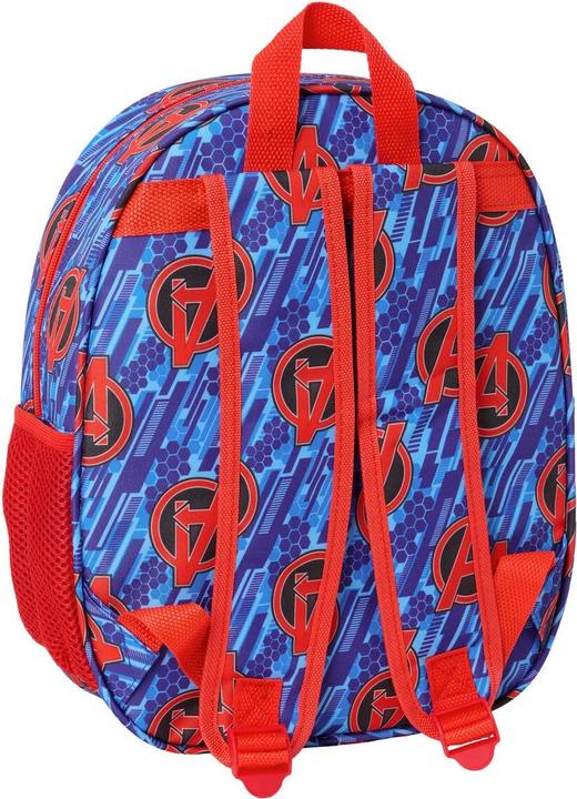 Produktbild The Avengers Kinderrucksack Rot Dunkelblau 27 X 33 X 10 Cm 3D