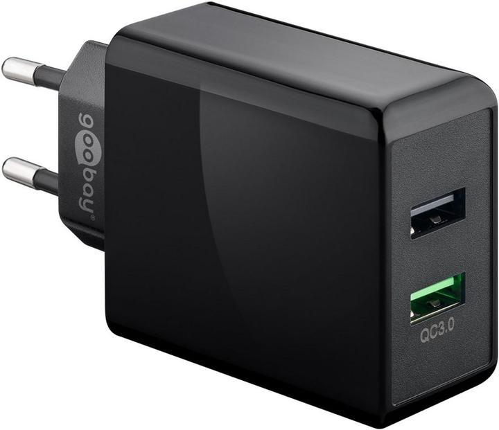 Produktbild Goobay Dual USB-A Schnellladegerät (28 W)