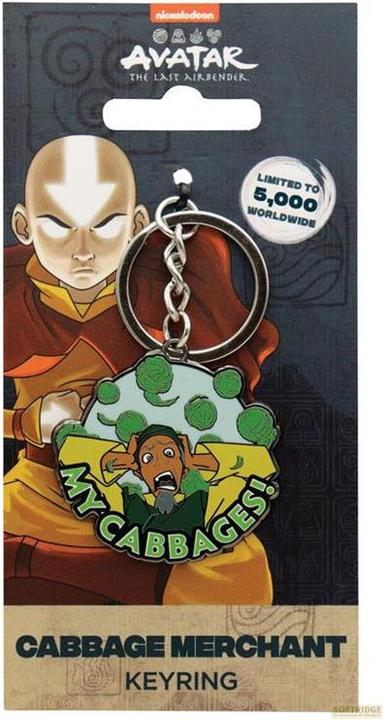 Actual product image Fanattik Avatar The Lord of the Elements Keyring Cabbage Merchant Limited Edition