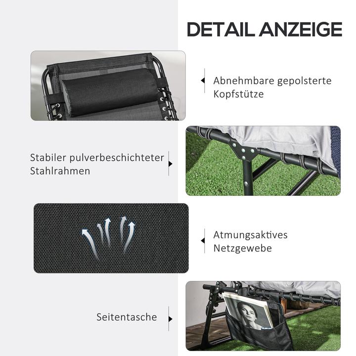 Produktbild Outsunny Sonnenliege (58 cm)