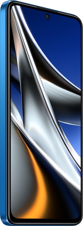 Actual product image Xiaomi Poco X4 Pro 5G (256 GB, Blue Laser, 6.67", Hybrid Dual SIM, 108 Mpx, 5G)