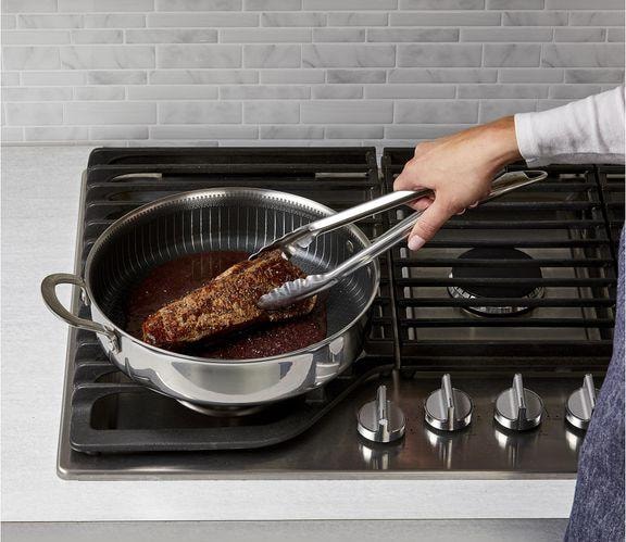 Immagine prodotto Livington Padella in titanio (28 cm, Padella per friggere, Alluminio, Acciaio inossidabile)