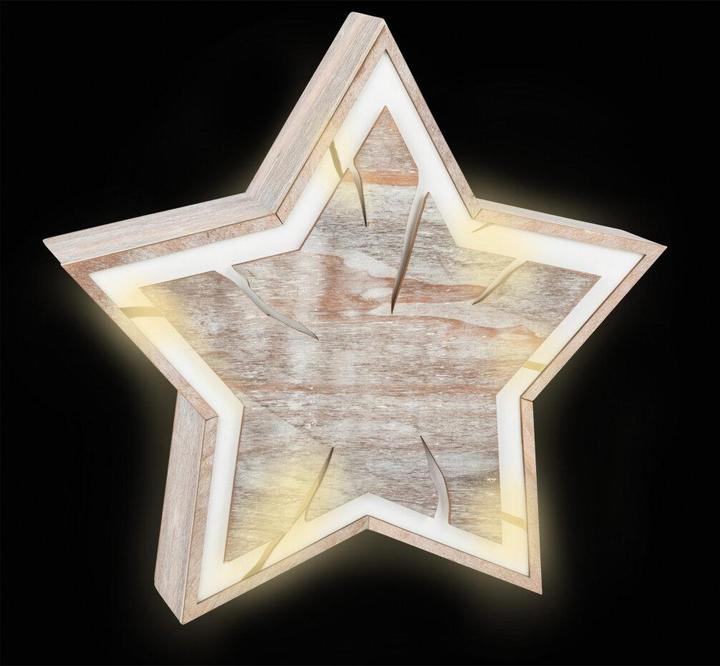 Actual product image small foot Luminous star tree slice design