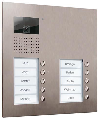 Polished stainless steel