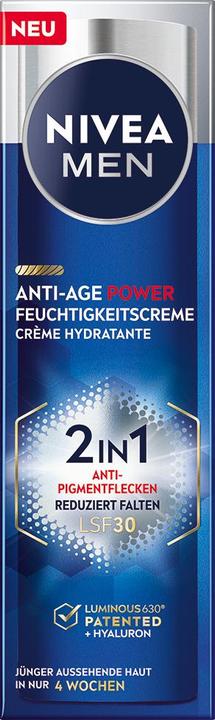 Actual product image NIVEA Men Anti-Age Power (50 ml, 24h cream, SPF 30)