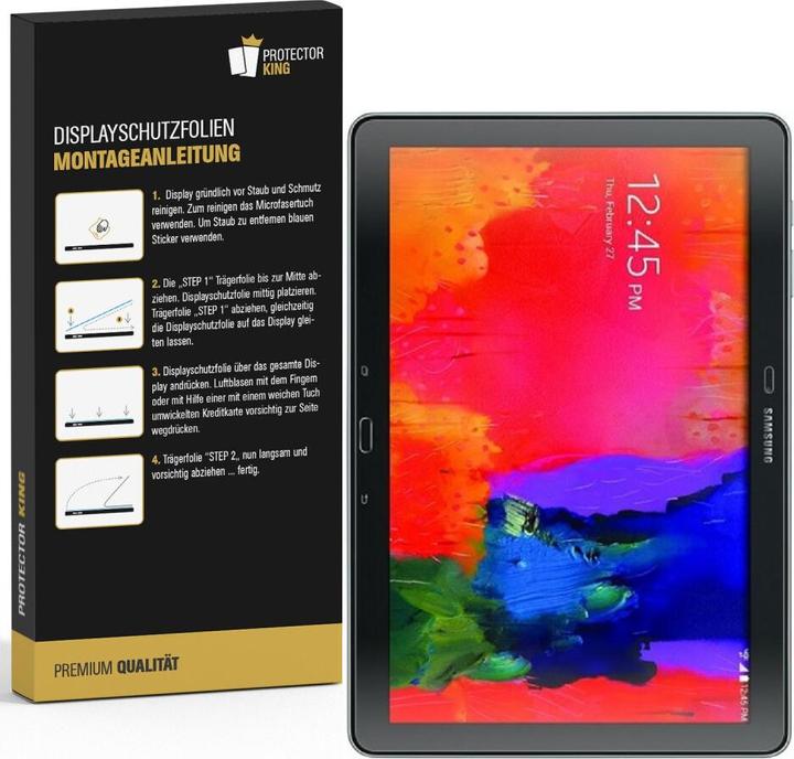 Actual product image Protectorking 6x Panzerfolie Anti-Shock matt entspiegelt (6 Piece, Galaxy Note Pro 12.2)