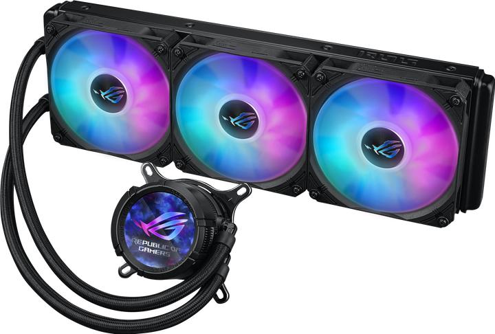 Actual product image ASUS ROG STRIX LC III 360 ARGB LCD (schwarz)