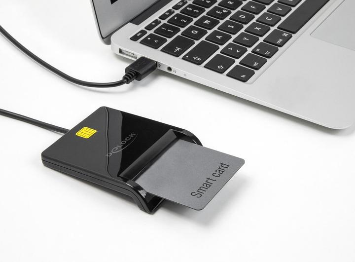 Produktbild Delock 91724 Chipkartenleser USB-A schwarz (91724) (USB)