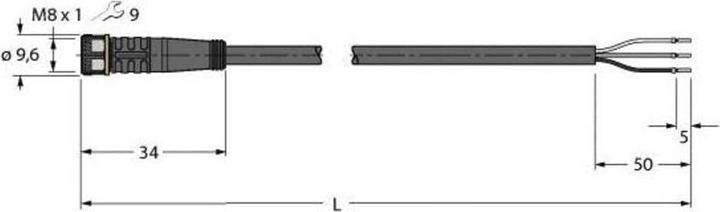 Image du produit Turck Actuateur- (2 m)