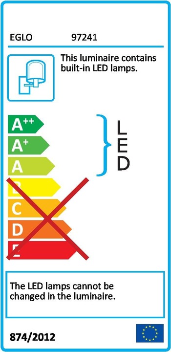Energy Label EGLO Calpino (680 lm, IP20)