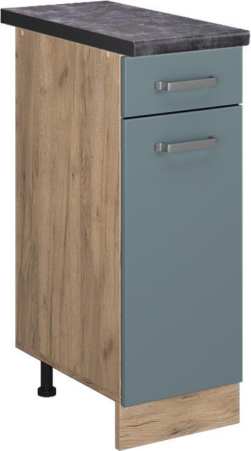 Blau, Blau-Grau, Goldkraft Eiche