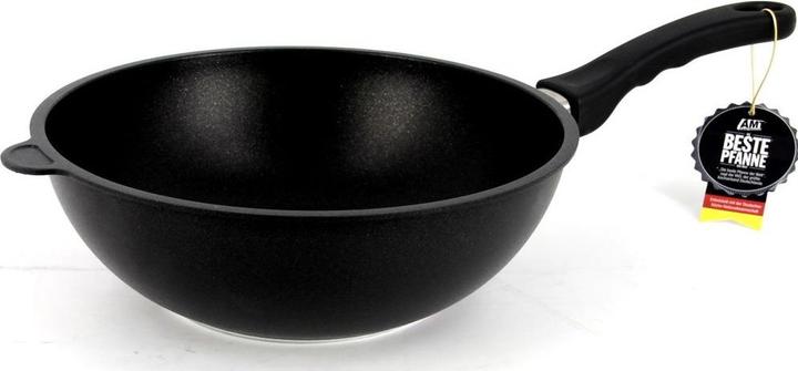 Actual product image AMT Induction wok ø28cm, H: 11 cm w. handle (28 cm, Wok)