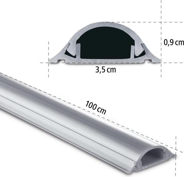 Actual product image Hama PVC cable duct (Duct, 100 cm)