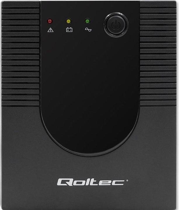 Produktbild Qoltec Zasilacz awaryjny UPS | Monolith | 1200VA | 720W (1200 VA, 720 W, Line-Interaktiv USV)