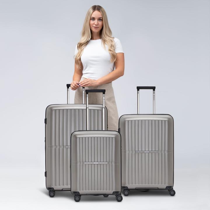 Image du produit Pactastic Collection 01 Set de valises à 4 roulettes 3pcs avec soufflet extensible (221 l)