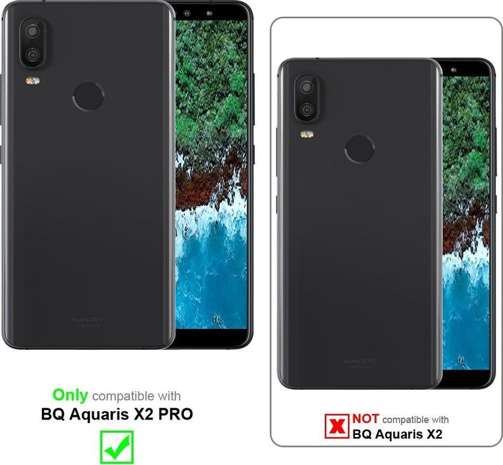 Image du produit Cadorabo Coque pour BQ Aquaris X2 PRO universel avec Clip (BQ Aquaris X2 Pro)