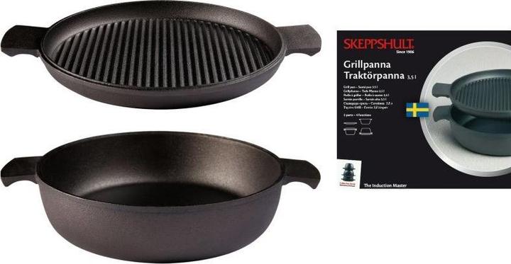 Poêle à Wok Skeppshult Noir 34 cm