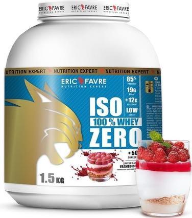 Actual product image Eric Favre ISO 100 WHEY ZERO (Raspberry cake, 1 x, 1500 g)