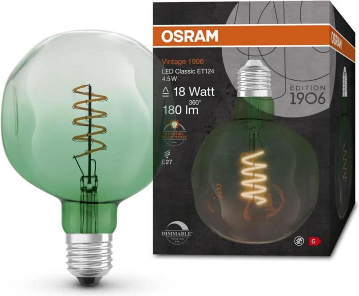 Actual product image Osram Vintage 1906 (E27, 4.50 W, 180 lm, 1 x, G)