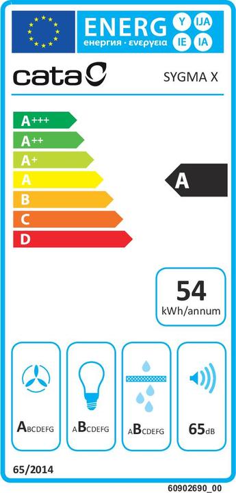 Energie-Label Cata SYGMA 7010 X