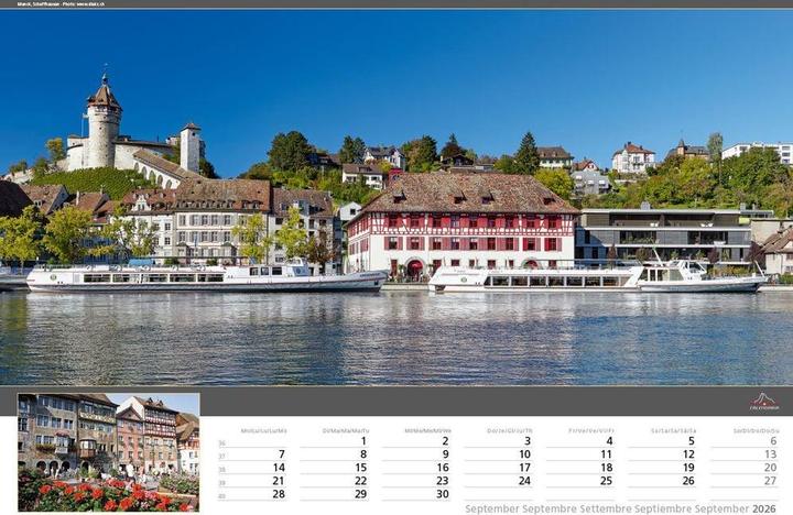 Actual product image Swiss Travel 2026 (48 x 33 cm)