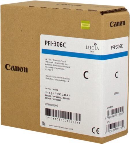 Produktbild Canon Tinte Large Format cyan Orig.Nr. PFI-306C (C)