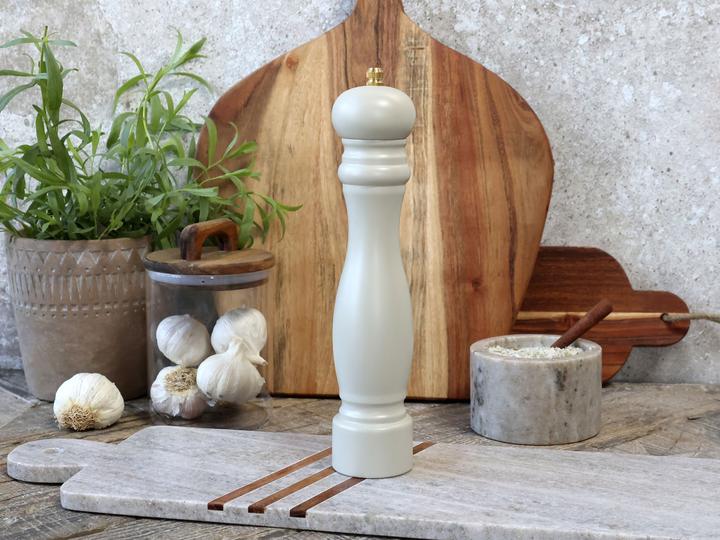 Actual product image Chic Antique Salz- oder Pfeffermühle 26 cm, Milchweiss (Pepper, Salt)