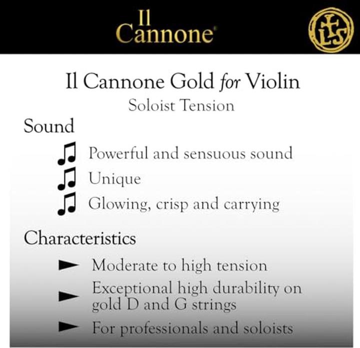 Actual product image Larsen Il Cannone Gold Soloist (4 x, violin)