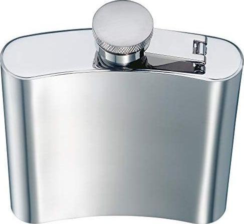 Produktbild WMF Flachmann Set 6tlg mit Schnapsgläser Trichter Manhattan Edelstahl mattiert (200 ml)