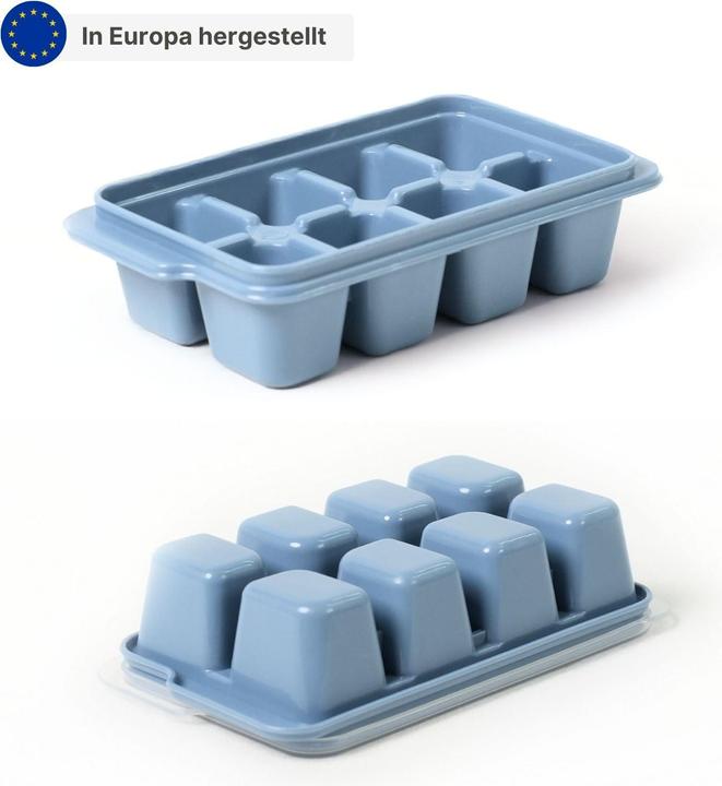 Produktbild B-Home Eiswürfelschale mit Deckel Eiswürfelform Eiswürfelbehälter