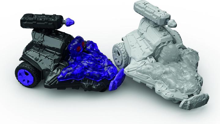 Actual product image Schleich Shadow jet vehicle with Mini Cretaure