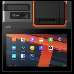 Produktbild Sunmi Kasse 11,6" NFC/Cam/LTE 80mm Android/Bondrucker (80mm) 4G LTE